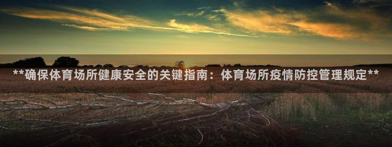 必一体育登陆：**确保体育场所健康安全的关键指南：体育场所疫