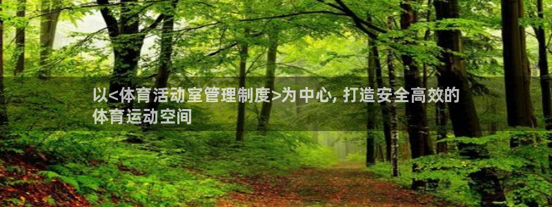 必一体育官网入口：以<体育活动室管理制度>为中心, 打造安全